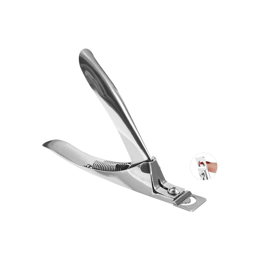 Briteco Stainless Steel False Nail Tip Clipper Â Professional Acrylic Nail Cutter, Precision Trimmer For Artificial Nails