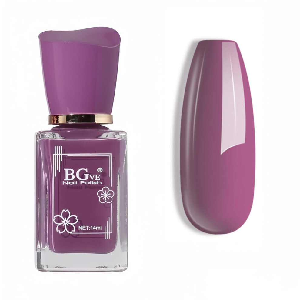 Salroal Purple Nail Polish, Nail Polish,Quick Dry & Long Lasting Lavender Nail Varnish,High Glossy Chip Resistant Breathable Nail Polishes,No Need Baking For