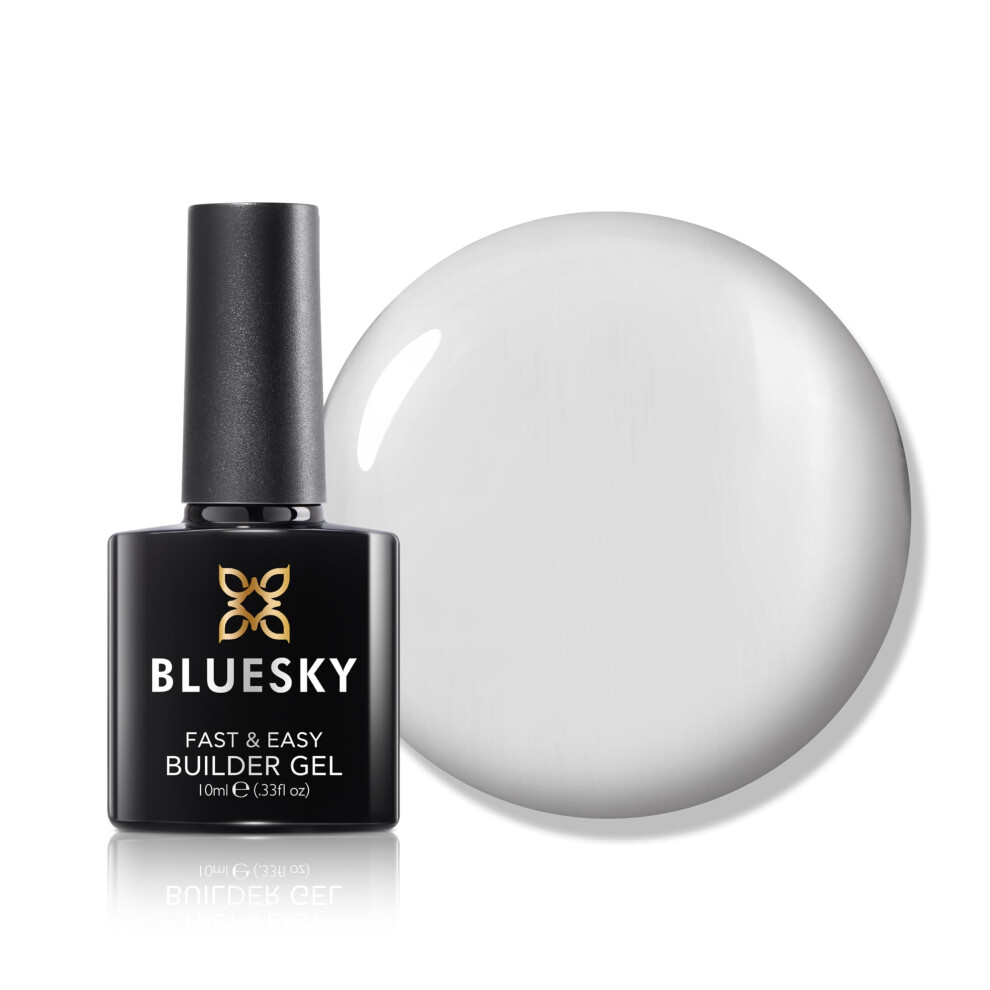 Bluesky All In One Fast & Easy Builder Gel 10Ml, Clear, Nail Strengthener And Extender For Long, Strong Nails & Nail Extensions, Professional