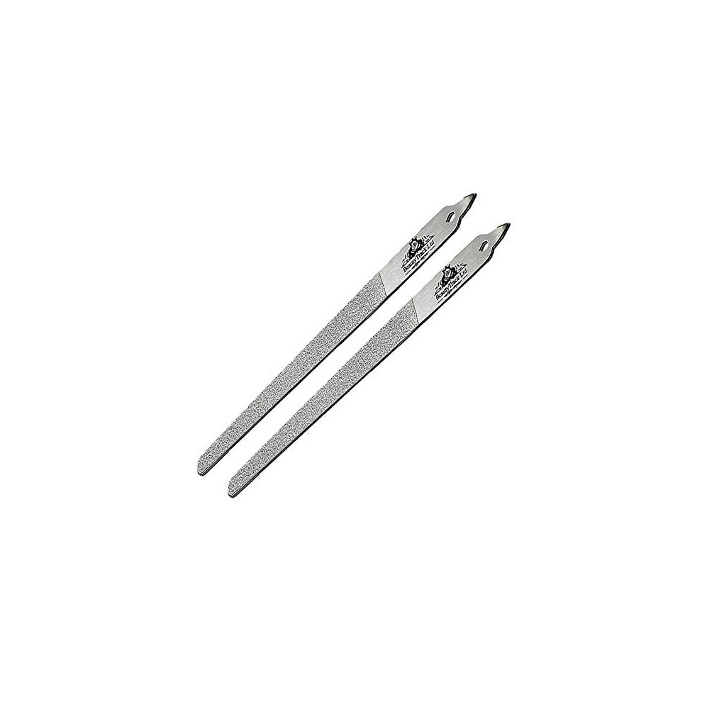 Beautytrack New Diamond Deb Foot Skin & Nail File Steel 6" 15Cm Professional Quality - Stainless Steel Nail File - Podiatry/Chiropody - Reusable File - Pack Of 2