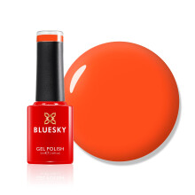 Bluesky Gel Nail Polish, Orange Zest, Mini, Neon05, Orange, Pumpkin, Long Lasting, Chip Resistant, 5ml (Requires Drying Under UV LED Lamp)