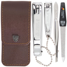3 Swords Germany - 4-delige Manicure Pedicure Set voor Professionele Nagelverzorging