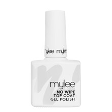 Mylee Gel Nail Polish No Wipe Top Coat 10ml - UV/LED Soak-Off Nail Art Manicure Pedicure for Professional & Home Use, Long Lasting & Easy to Apply