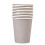 Vasos de papel ecológicos grises (10 unidades) 2