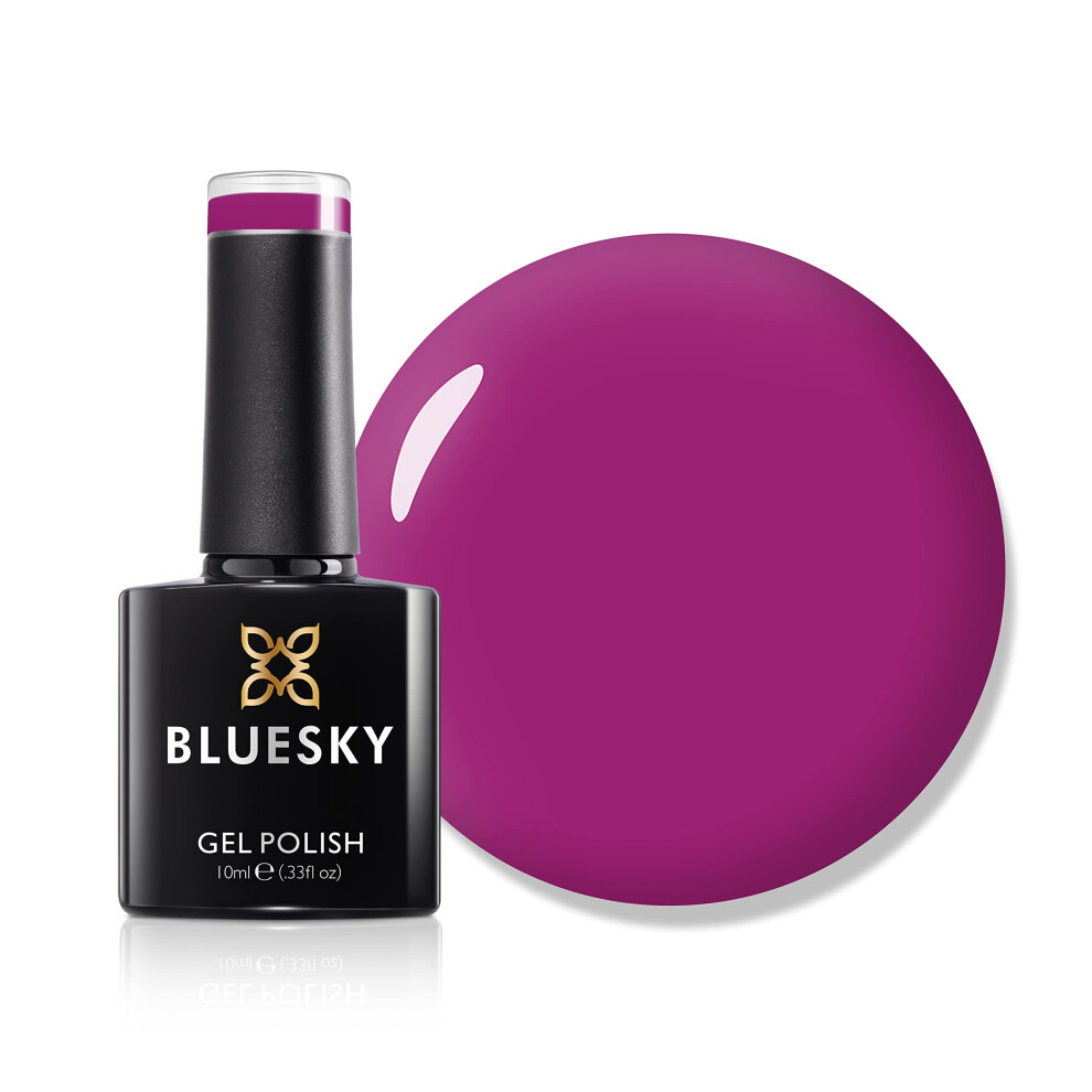 Bluesky Pink/Purple Gel Polish, Aw22, Intergalactic - Aw2213, Long Lasting, Chip Resistant, 10Ml (Requires Drying Under Uv Led Lamp)