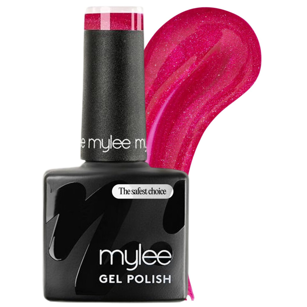 Mylee Gel Nail Polish 8Ml [Kiss The Season ] - Uv/Led Soak-Off Nail Art Manicure Pedicure For Professional, Salon & Home Use [Fine Glitter Range]
