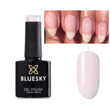 Bluesky Nail Gel Polish Light Sheer Milky Pink A68 UV LED Soak Off 10ml (Requires Curing Under UV LED Lamp)