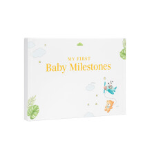 Tiny Trees Baby Milestone Gift Set - Premium Gifts and Keepsake Box - Milestone Cards, Closet Dividers, Welcome Plaque and Sleep Sign