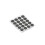 Emuca - Adhesive screw covers, D. 13 mm, Anthracite grey,200 units 5