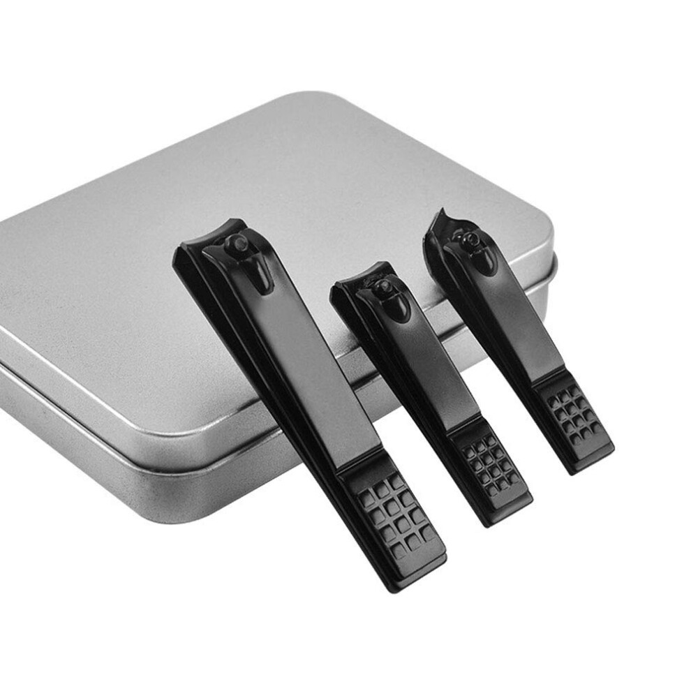 Fimate Nail Clipper Set & Nail Trimmer, 3Pcs Nail Cutter Set, Sharp Straight & Curved & Slant Cutting Blades, Perfect For Toenail