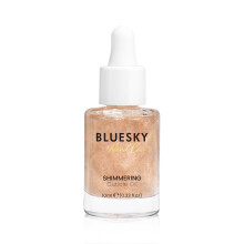 Bluesky Shimmering Cuticle Oil for Nails 10ml - Nail Oil with Jojoba Vitamin E - Hydrating Shimmer Cuticle Care for Glowing Nails