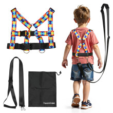 HOOMTREE Safety Harness Leash for Special Needs Child Aged 3-6 Years Ajustable, Sturdy Walking Harness for Older Children with Grab Handle