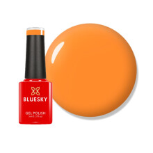 Bluesky Gel Nail Polish, Orange Sorbet - Neon04, Bright, Long Lasting, Chip Resistant, 5ml (Requires Drying Under UV LED Lamp)