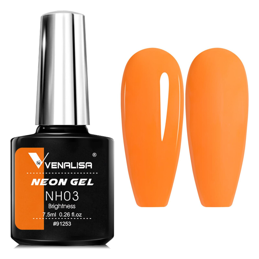 V Venalisa Orange Venalisa 7.5Ml Neon Color Nail Gel Polish For Nail Art Manicure Top Coat Soak Off Enamel Uv Gel Varnish