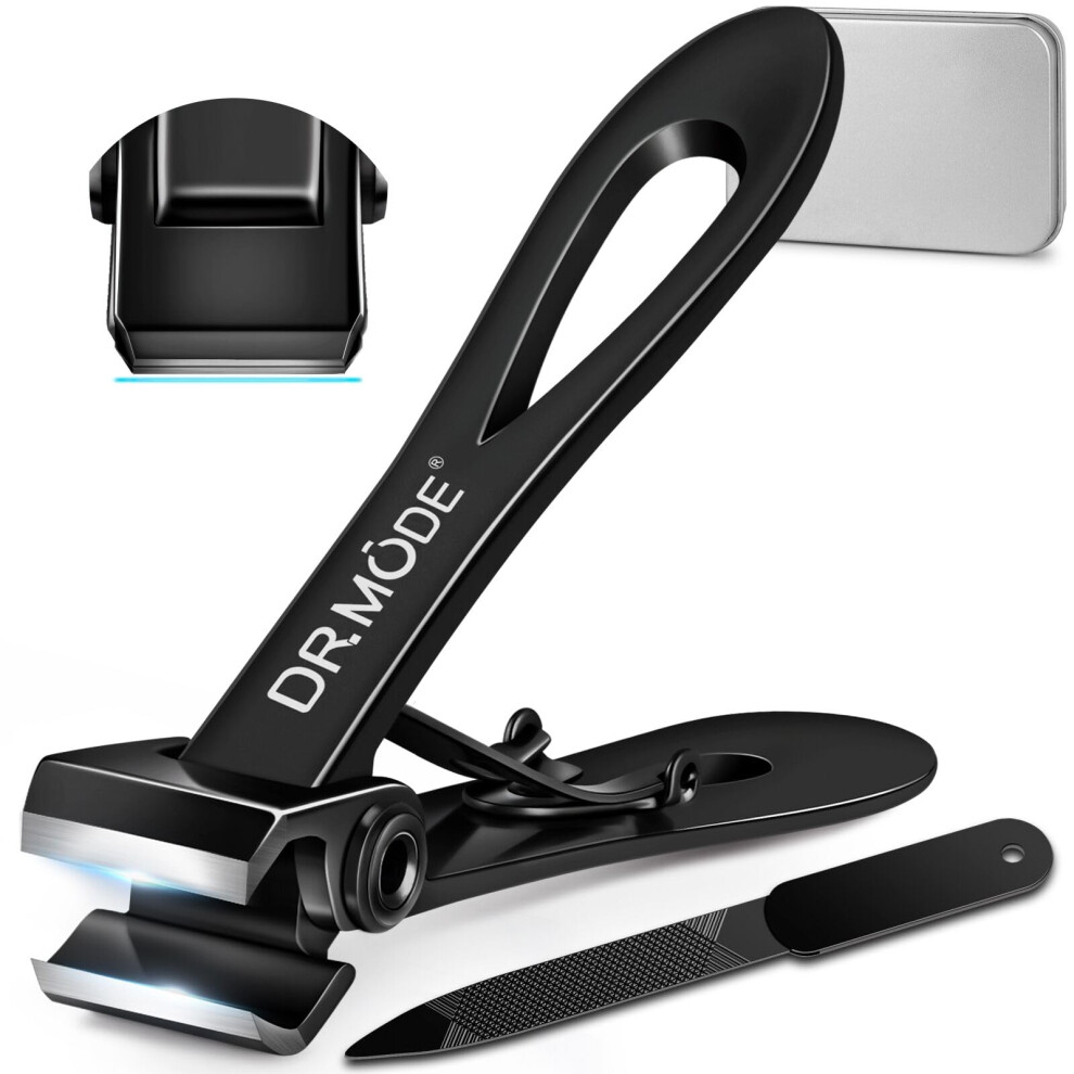 Drmode Straight Nail Clippers For Thick Nails For Men, Heavy Duty Large Toenail Clippers For Seniors With 17Mm Wide Jaw Opening