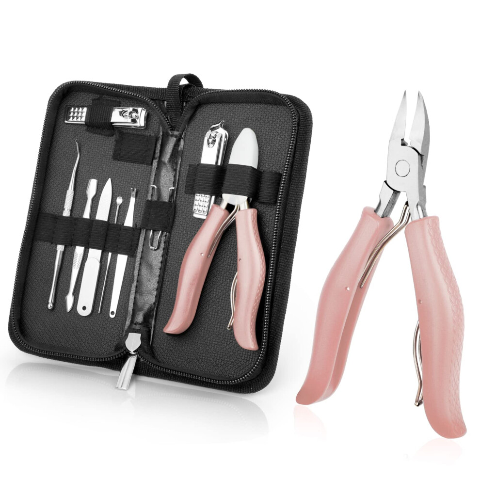 Wellehomi Toenail Clippers For Thick And Ingrown Nails, Nail Clipper Kit And Professional Podiatrist Toenail Clippers Heavy Duty Nail Scissors Toenail