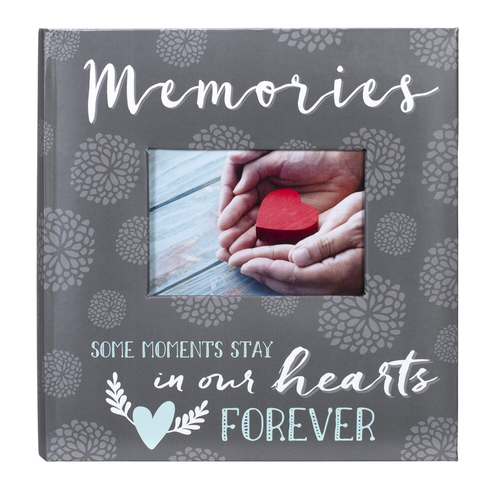 Malden Photo Album, Laminate Paper, Gray, 8.75" (W) X 1.75" (D) X 9" (L)