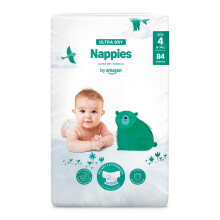 By Amazon - 84 Ultra Dry Nappies - Size 4 (8-14 kg) (Previously a Mama Bear Brand, Same Product)
