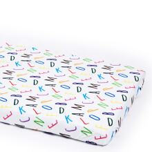 Bisoo The Magic Sheet 14x30 in / 35x75 cm - Fully Waterproof Fitted Sheet 2in1: Jersey Cotton Bed Sheet & Mattress Protector for Pram, Moses Basket