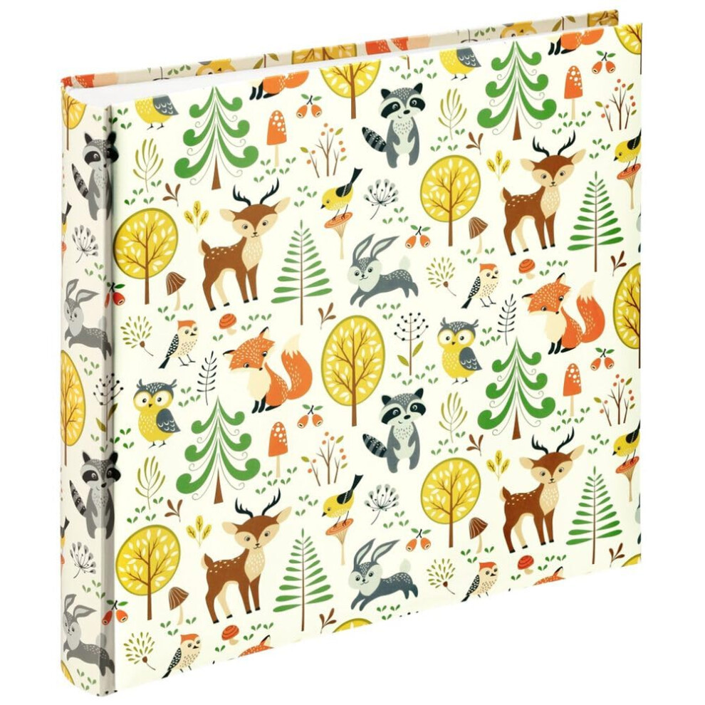 "Forest" Jumbo Album, 100 Pages (50 Sheets) Fits 400 Photos In 10X15cm Format, Forest White Hama