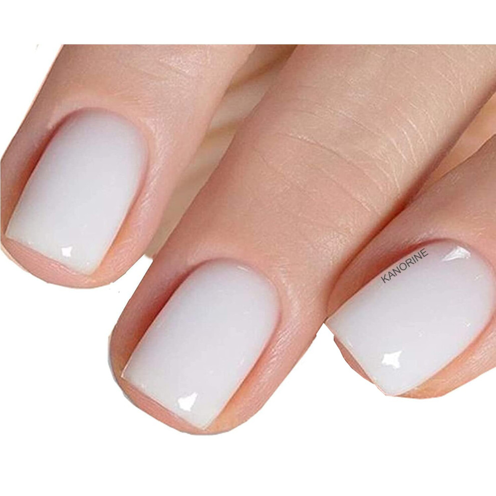 Kanorine White Neutral Gel Nail Polish 15Ml Milky Jelly Gel Polish Set Nude Color Translucent Nail Gel Soak Off Uv Led Nail Lamp Jelly Sheer Gel