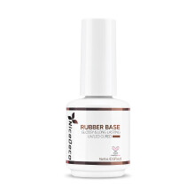 Nicedeco 4 In 1 Rubber Base Gel For Nails, Clear Sheer Color Gel Nail Polish UV LED Soak Off, Elastic Rubber Nail Strengthen Enhance Base Coat