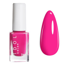 Bright Pink Nail Polish - 7ml Hot Pink Nail Polish - Neon Pink Nail Varnish Quick Dry