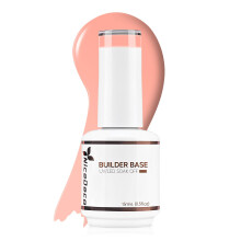 Nicedeco 8 in 1 Builder Base Strengthening Gel 15ml, UV/LED Clear Building Nail Gel in a Bottle,Gel Polish Nail Repair Nail Strengthen 017