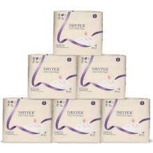 Baby Nappies DRYPER Size 2 (4-8kg), 162 Count, Ultra-Thin Soft Hypoallergenic Nappies for Sensitive Skin, 3D Leak Guards, Wetness Indicator