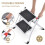 Kingrack Step Ladder Stool, Double Side Folding Step Stool, Portable 2 Step Ladder with handdle, Anti-Slip Large Platform 4