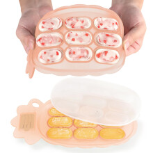 Haakaa Silicone Nibble Freezer Tray -Breastmilk Teething Popsicle Mold - Baby Fruit Food Feeder Teether Tray - Baby Food Maker - Ice Cube Tray