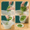 3er-Set schalenförmige Nussmilchbeutel aus Nylon 4