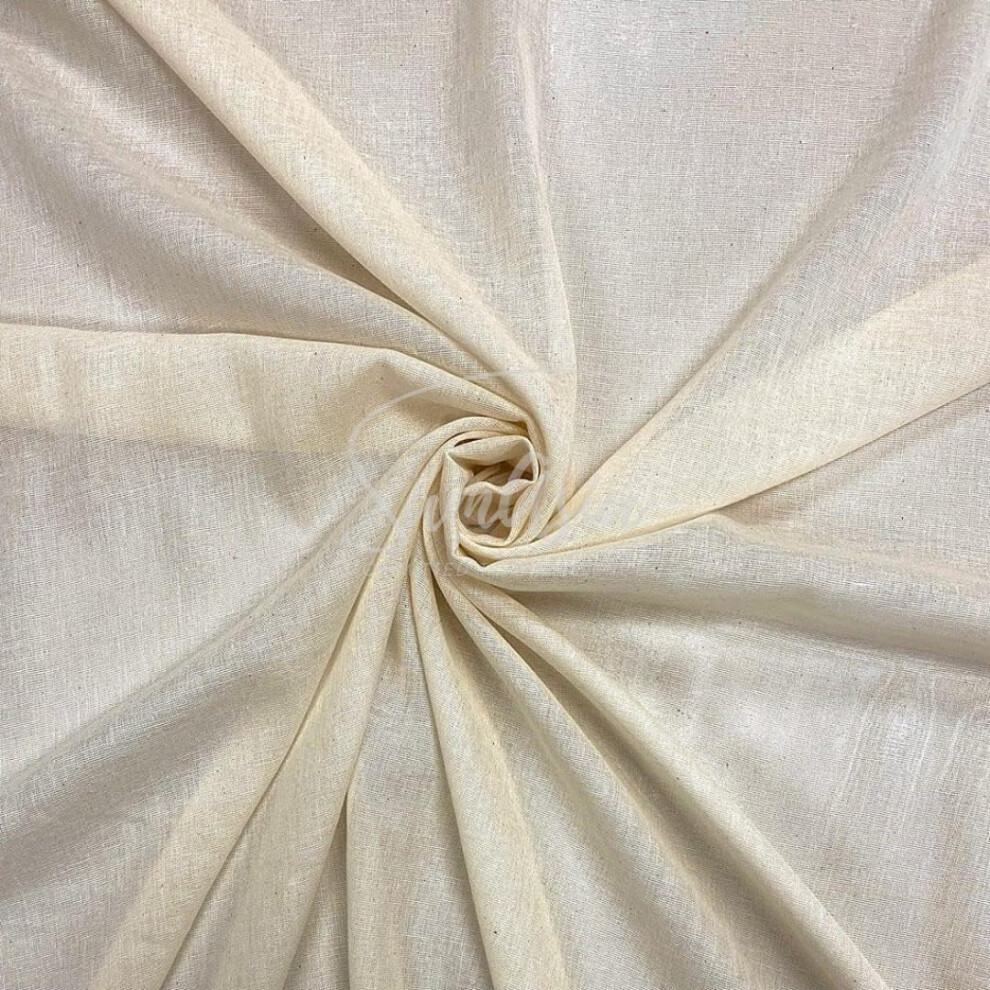 Samasia 2M Natural Muslin Cloths For Cooking, Cheese Cloths For Straining - 100% Cotton Cloth By The Metre, Grade 90 – 140Cm / 54" Wide For Cooking, Baking