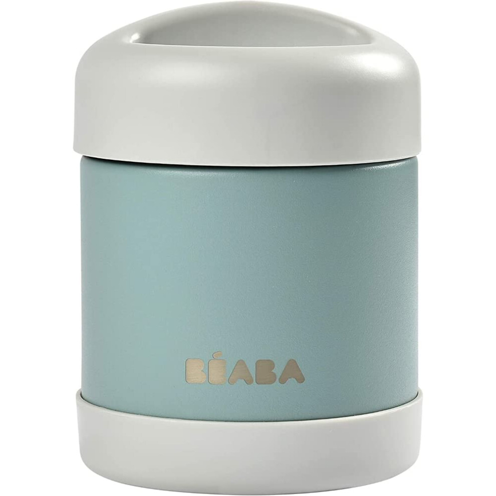 Beaba Béaba - Thermal Meal Preservation Container - For Baby And Children - 100% Airtight - Stainless Steel - Keeps Food Hot Or Cold For More Than 5 Hours