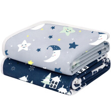 Yukkidds 2 Pack of Potty Training Bed Pads, Waterproof Bed Wetting Sheets for Kids, Washable Toddler Bedwetting Mattress Protector 75x90 cm