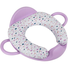 TataWay in viaggio si cresce 12615 RIDUTTORE MORBIDO WC CON MANICI Giallo Children's Toilet Two Handles, a backrest and a Large seat