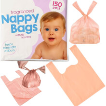 Nappy Baby Sacks Sanitary Disposal Scented Bags With Tie Handles Fragranced Antibacterial Leak Proof Diaper Bag Disposable Toiletries For Home Travel