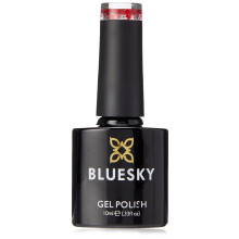 Bluesky Gel Nail Polish Mrs Claus S11N RED Glitter 10ml UV/LED Soak Off (Requires Drying under UV/LED Lamp)