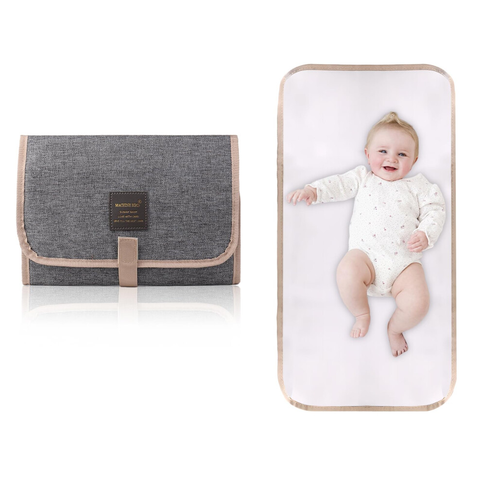 Portable Changing Mat Travel Changing Mat For Baby Waterproof Foldable Nappy Changing Mats Wipe Clean Diaper Pad Home Outside Gdokkny