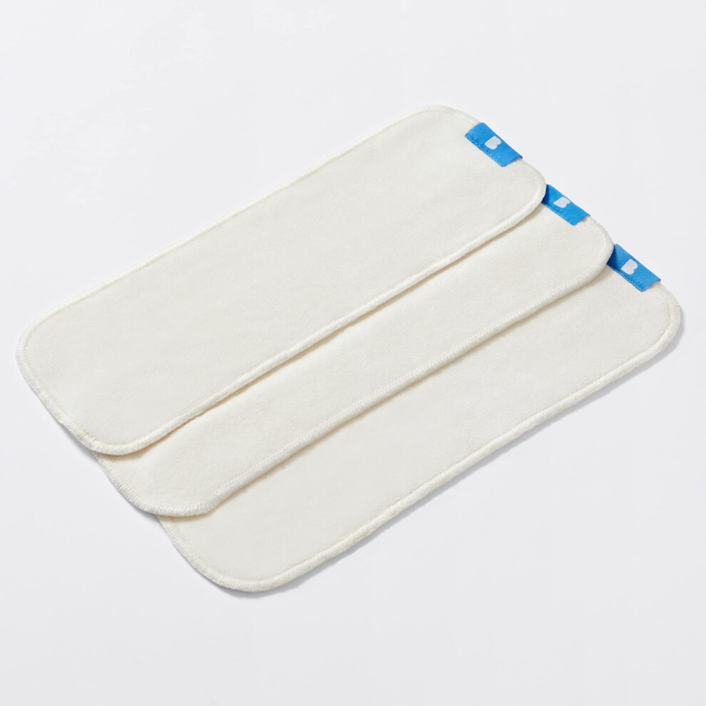 , Revolutionary Reusable Nappy Booster - Mini Boost - Pack Of 3 Soft Nappy Inserts For Extra Absorbency Bambino Mio