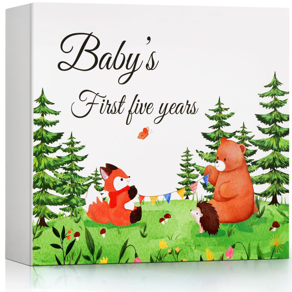 Doublecare Baby Memory Book For Boy Or Girl,First 5 Years Baby Book Keepsake,Record A Milestone For Every Event From Birth To Age 5,Gender Neutral Journal