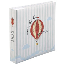 Hama Baby Album Our Baby Slip-In 200 Photos | 10 x 15 cm | Girls and Boys Children's Album | Blue