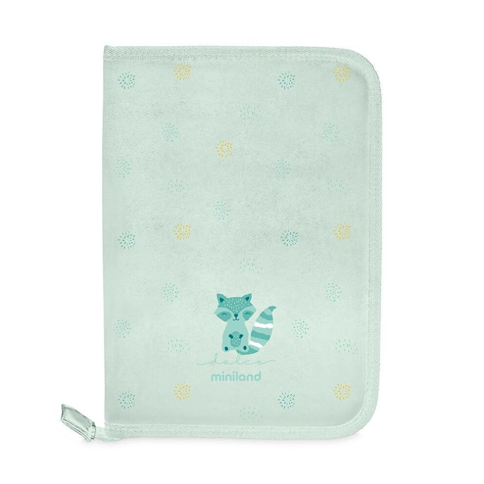 Carebook Mint. Ideal Document Holder For Documentation And Baby Health Card. Miniland