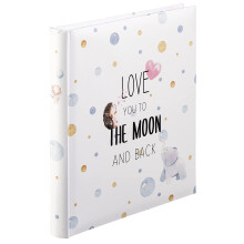 Hama Book Album to The Moon, 29 x 32 cm, 60 Pages, Max: 300 Photos 10 x 15 cm, standard, Multi-Coloured
