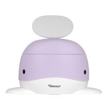 Kindsgut Potty Training Seat in Whale Design, Suitable for All Toilet Shapes Non-Slip Toilet seat, Lilac