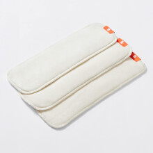 Bambino Mio, Revolutionary Reusable Nappy Booster - Daily Boost - Pack of 3 Soft Nappy Inserts for Extra Absorbency