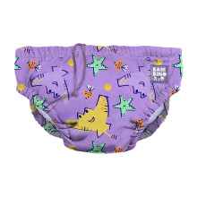 Bambino Mio Baby and Toddler Reusable Swim Nappy Pant, 0-6 Months, Flame, Boys and Girls