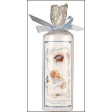 Celebrationgiftsforall Christening Baptism Baby Boy Candle 6" Gift Wrapped for a Special Son, Godson, Nephew
