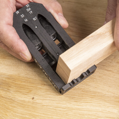 Trend Trend Twin Pocket Hole Jig with HSS Drill Bit  Depth Setting Collar Sq 1