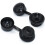 50, Corrugated Roofing Plastic Screw Cover Strap Caps - Black 2